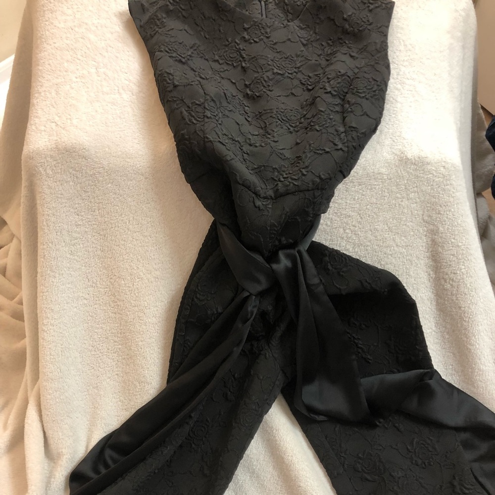 Eva mendes black jumpsuit size 4